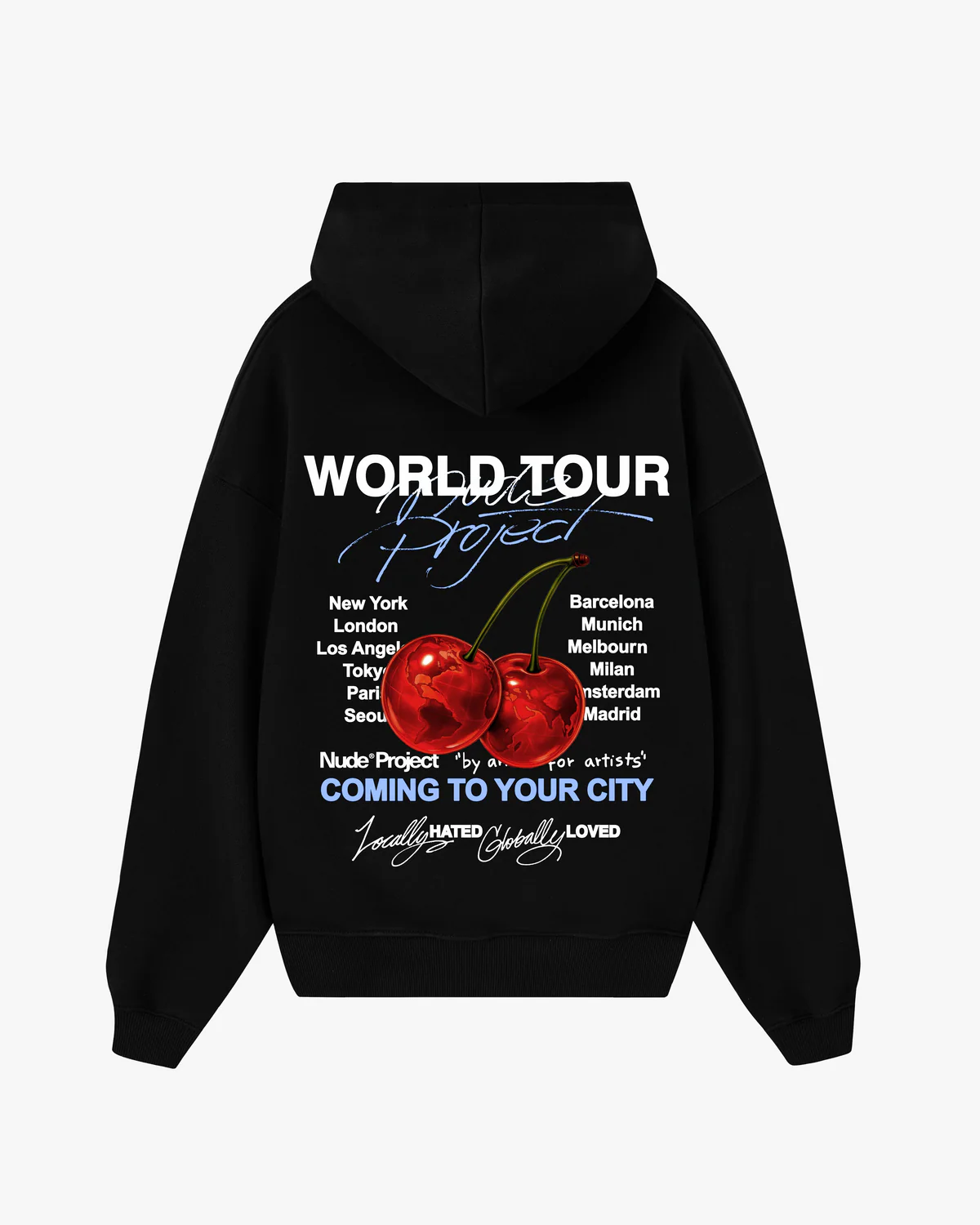 Nude Tour Hoodie Black